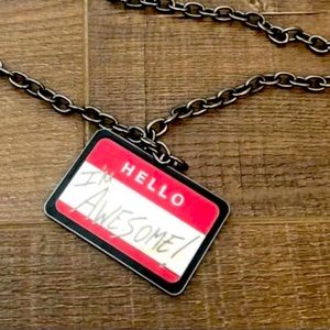“Hello I'm Awesome”, the Miz WWE Classic Necklace